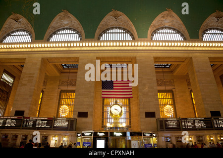 Die Uhr im Grand Central Terminal, New York City Stockfoto