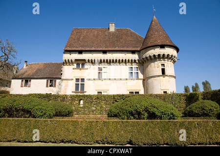 Frankreich, Dordogne, Perigord Noir, Vézère-Tal, Thonac, Chateau de Losse Stockfoto