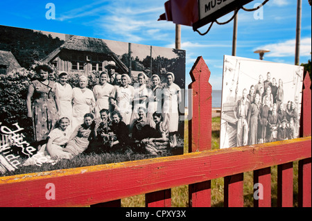 Litauen (Baltikum), Klaipeda County, Kurische Nehrung, Nationalpark, das Dorf Nida, das litauische Meeresmuseum Stockfoto