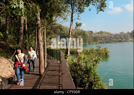 Taiwan, Nantou Bezirk, Moon Sun Lake Region Stockfoto