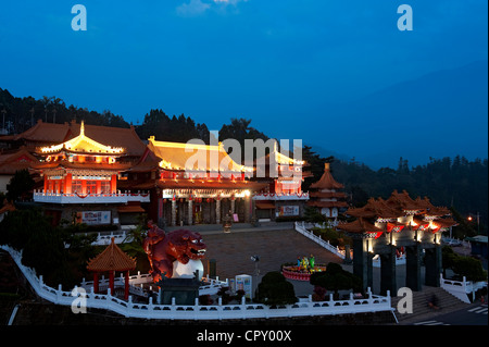 Taiwan, Nantou Bezirk, Sun Moon Lake Region, Konfuzius-Tempel (北方文物-Tempel) Stockfoto