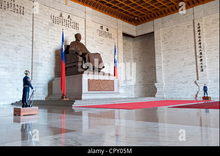Taiwan Taipei National Chiang Kai-Shek Memorial Hall errichtet im Speicher von Chang Kai-Shek-ehemaliger Präsident der Republik von China Stockfoto