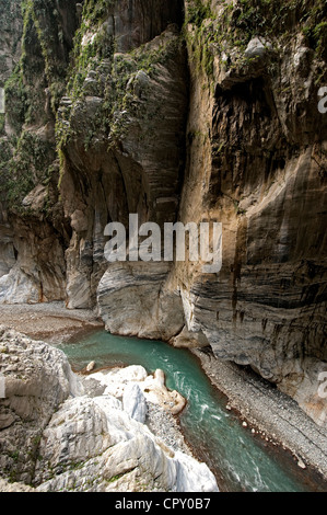 Taiwan, Taroko-Nationalpark, die Schluchten, Tunnel der neun Umdrehungen Stockfoto