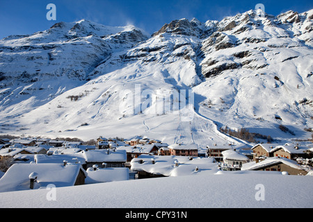 Frankreich, Savoyen, Maurienne-Tal, Parc National De La Vanoise, Bessans Stockfoto