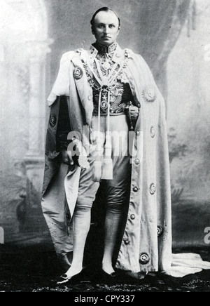 GEORGE NATHANIEL CURZON (1859-1925) als Vizekönig von Indien im Jahre 1899 Stockfoto