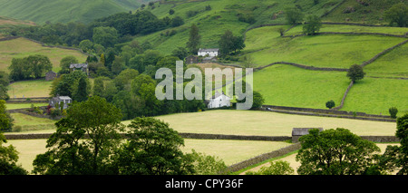 Bergbauernhof in Easedale in der Nähe von Grasmere in Lake District National Park, Cumbria, England Stockfoto