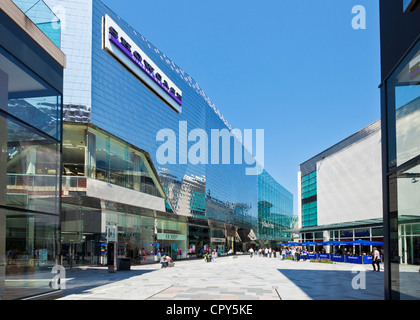 Highcross Einkaufszentrum Schaufenster komplexe Leicester City Kinocenter Leicestershire East Midlands England UK GB EU Europa Stockfoto