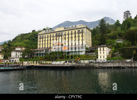 Grand Hotel Tremezzo Lake Como Lombardei Seen in Italien Italien Stockfoto