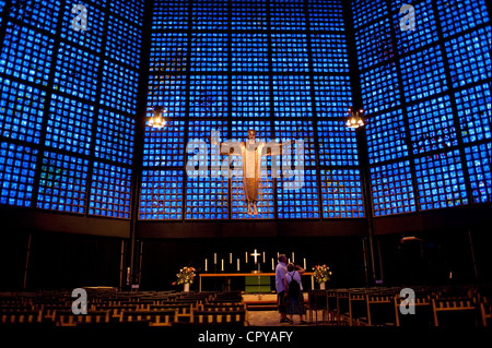 Deutschland, Berlin, Breitscheidplatz, Kaiser Wilhelm Gedachtniskirche (Kaiser-Wilhelm-Gedächtnis-Kirche) Stockfoto