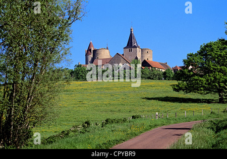 Frankreich, Cote d ' or, Chateauneuf En Auxois Stockfoto