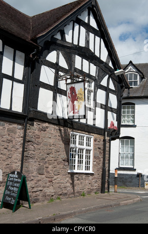 Die "Red Lion", Weobley Herefordshire Stockfoto