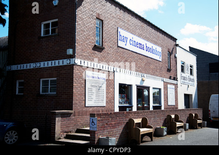 Heu-Kino Buchhandlung, Hay-on-Wye, England, Stockfoto