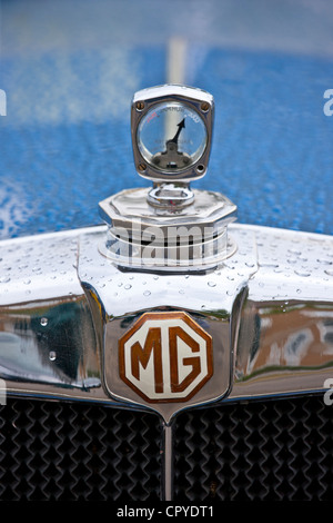 MG M 1930 Auto bei Oldtimer-Rallye in Brize Norton in Oxfordshire, Vereinigtes Königreich Stockfoto