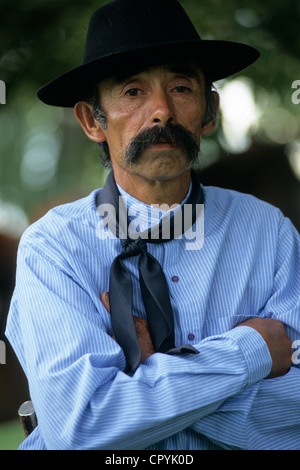 Argentinien Buenos Aires Provinz San Antonio de Areco Estancia El Ombu de Areco Pause für Antonio Gaucho arbeiten für dieses Anwesen Stockfoto