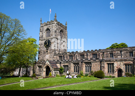 Pfarrkirche der Heiligen Dreifaltigkeit Skipton North Yorkshire England Stockfoto