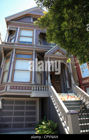 Ehemaliges Haus von Grateful Dead, Ashbury Street, Haight-Ashbury-Viertel, San Francisco, Califronia, Vereinigte Staaten von Amerika Stockfoto