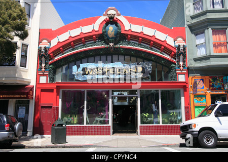 Haight Street, Haight-Ashbury-Viertel, der Haight, San Francisco, California, Vereinigte Staaten von Amerika, Nordamerika Stockfoto