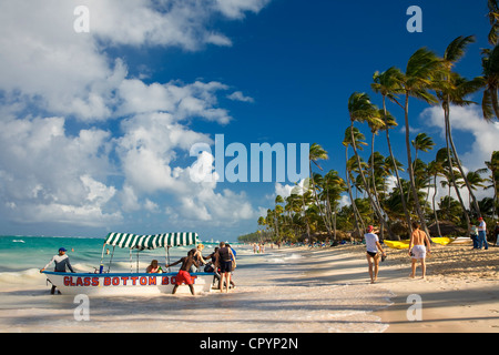 Dominikanische Republik, Provinz La Altagracia, Punta Cana, Playa Bavaro Stockfoto