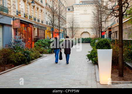 Frankreich, Paris, Marais-Viertel, Rue du Tresor Stockfoto