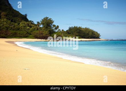 Tunnel-Strand, Ha'ena State Park, Kauai, Hawaii, USA Stockfoto