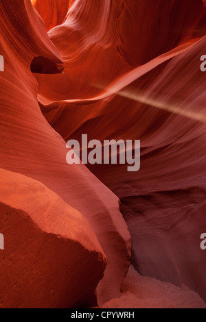 Sandsteinfelsen, Lower Antelope Canyon, Page, Arizona, USA, Nordamerika Stockfoto