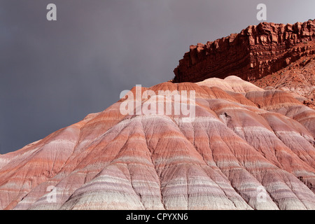 Felsige Landschaft im alten Paria movie Set, Utah, USA, Nordamerika Stockfoto