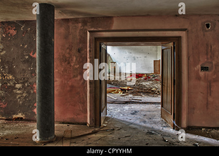 Verlassene alte Haus, Kroatien, Europa Stockfoto