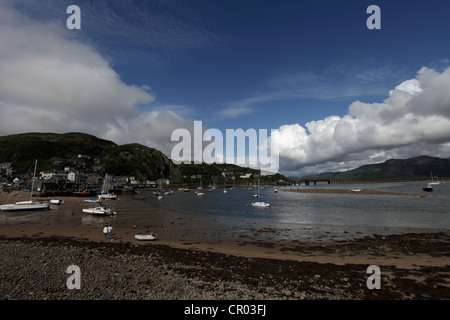 Beliebtes Urlaubsziel Barmouth in Wales Großbritannien Stockfoto