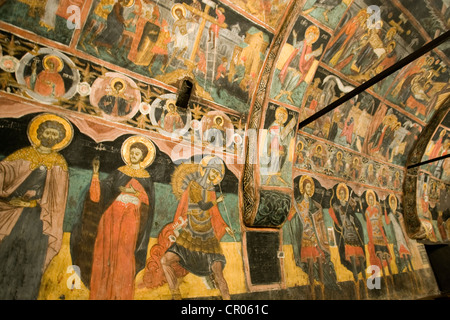 Bulgarien, Arbanassi, Nativity von Christ Church, Fresken der Kirche Stockfoto