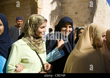 Ägypten, Unterägypten, Mittelmeerküste, Alexandria, Qaytbay (Qait Bey) Fort Stockfoto