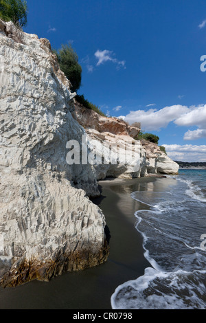 Felsen am Governors Beach, Südzypern, griechischen Zypern, South Eastern Europe, Europa Stockfoto