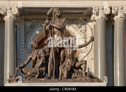 Skulptur, Quebec Parlamentsgebäude, Nationalversammlung von Quebec, Quebec, Kanada Stockfoto