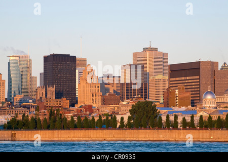 Skyline von Parc Jean Drapeau, Montreal, Quebec, Kanada Stockfoto