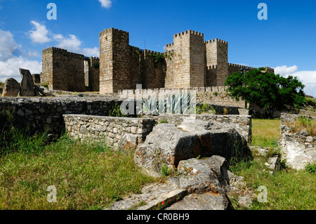 Historischen Festung, Burg von Trujillo, Extremadura, Spanien, Europa Stockfoto