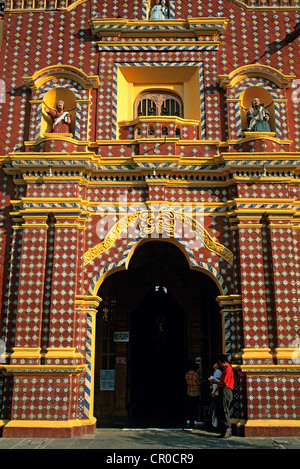 Mexiko, Puebla Zustand, Tonantzitla, Kirche Santa Maria Stockfoto