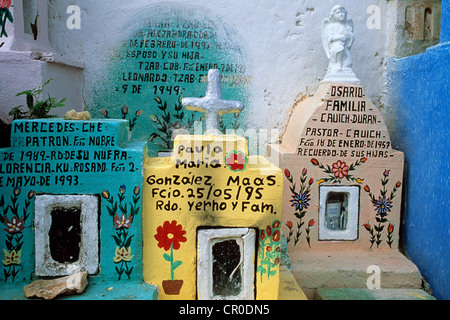 Mexiko, Yucatan-Zustand, Hoctun, Maya Friedhof Stockfoto