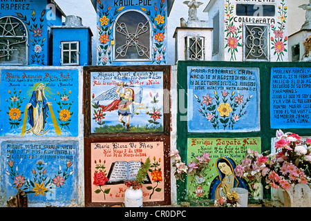 Mexiko, Yucatan-Zustand, Hoctun, Maya Friedhof Stockfoto