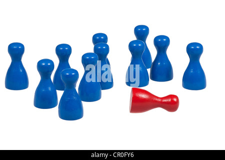Spiel Bauern Stockfoto