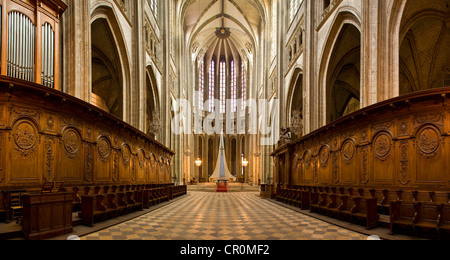 Frankreich, Loiret, Orleans, Chor der Kathedrale Sainte-Croix d ' Orléans (Orleans-Kathedrale) Stockfoto