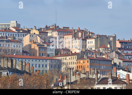 Blick auf die Altstadt, Lyon, Frankreich Stockfoto