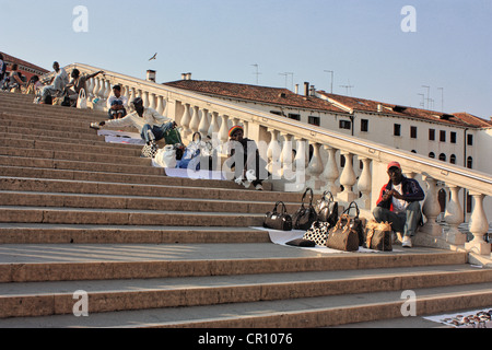 Nordafrikanische Kaufleute in Venedig, Italien Stockfoto