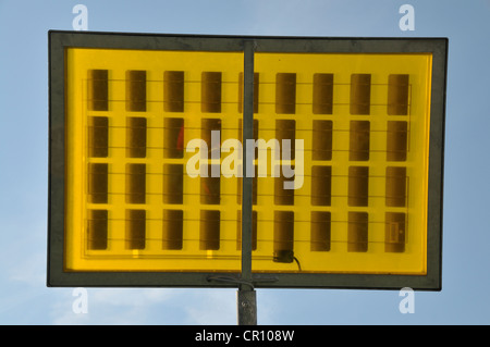 Solar Tree in Solar City, Ulm Wohn-Viertel, Ulm, Baden-Württemberg, Deutschland, Europa Stockfoto