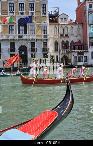 Vogalonga Regatta in Venedig, Italien Stockfoto