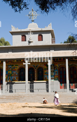 Äthiopien, Tigray Region, Stadt von Axum, Kirche von Enda I Yesus Stockfoto