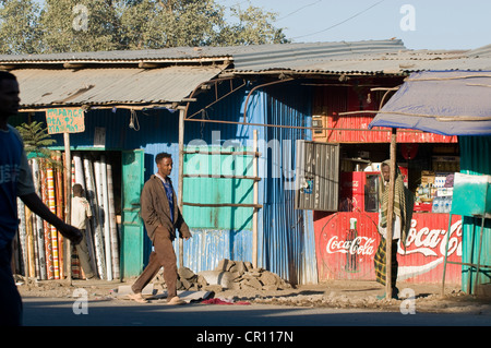 Äthiopien, Afar-Region überflutet Saba Stockfoto