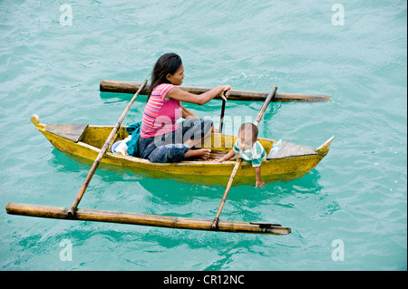 Philippinen, Bohol Island, Tagbilaran, Hafen Stockfoto