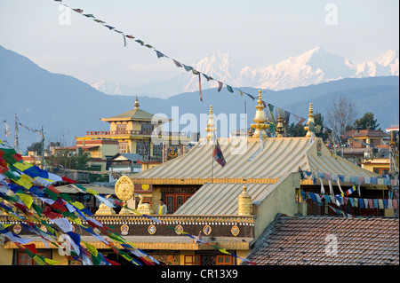 Nepal, Kathmandu-Tal als Weltkulturerbe der UNESCO, Bagmati Zone, buddhistische Stupa von Bodnath aufgeführt Stockfoto