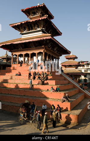 Nepal, Kathmandu-Tal UNESCO-Welterbe, Bagmati Zone, Kathmandu Durbar Square, Maju Deval Tempel Stockfoto