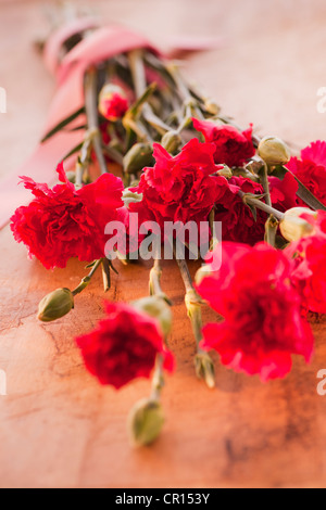 Nahaufnahme von Valentinstag Blumen, Studio gedreht Stockfoto