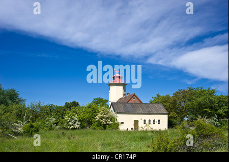 Leuchtturm, Westermarkelsdorf, Insel Fehmarn, Ostsee, Schleswig-Holstein, Deutschland, Europa Stockfoto